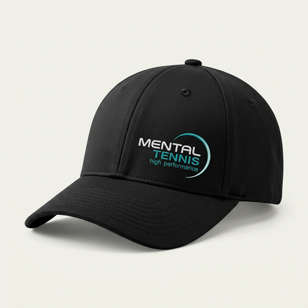 Concept visuale di cappellino tecnico Mental Tennis
